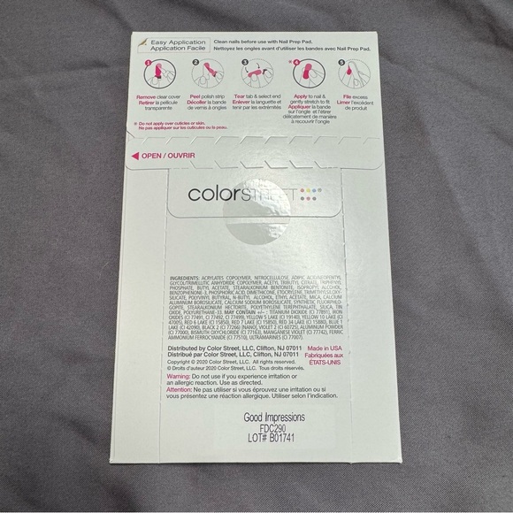 *Retired* Color Street: Good Impressions | Neutral Beige Floral Spring Summer - Picture 4 of 12